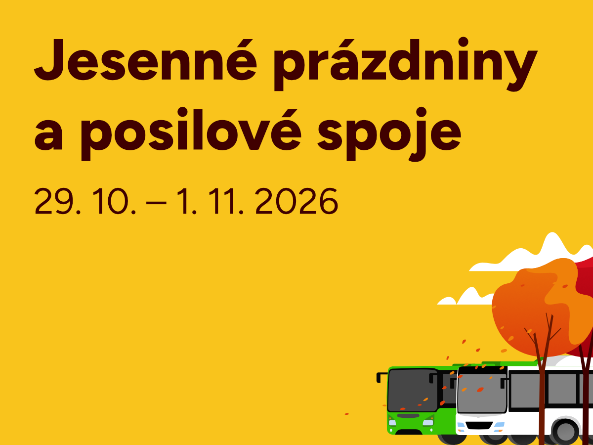 Jesenné prázdniny a posilové spoje